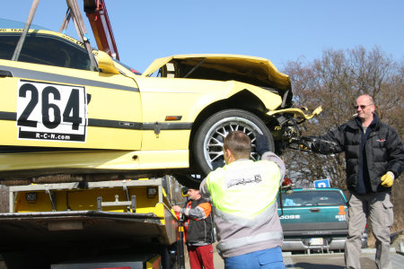 Verladen auf den Trailer