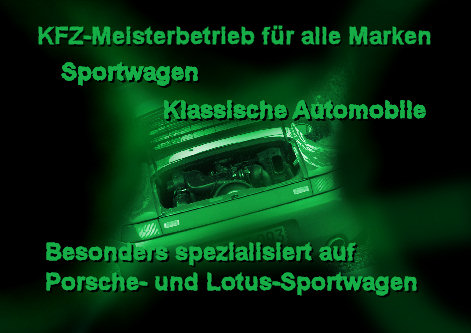 Ihr Meisterbetrieb f&uuml;r Sportwagen und Klassiker