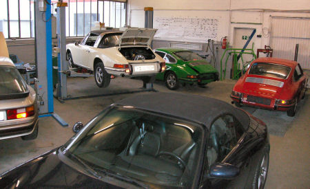 Blick in die Werkstatt